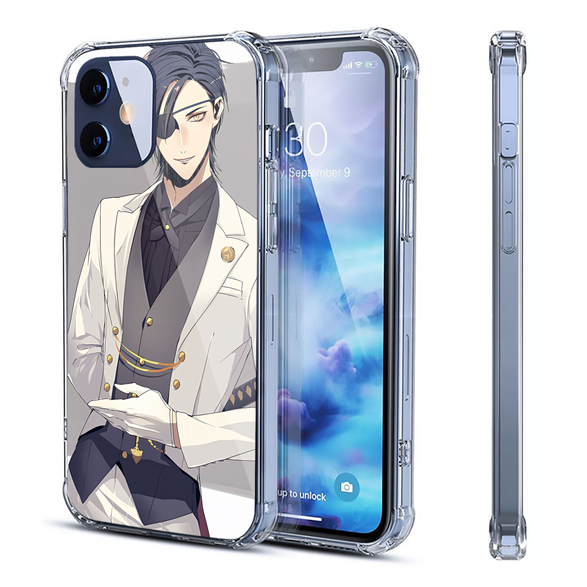 （画像用） 刀剣乱舞 Touken Ranbu 【iPhone 12シリーズ対応】透明スマホケース（クリアソフトケース）
